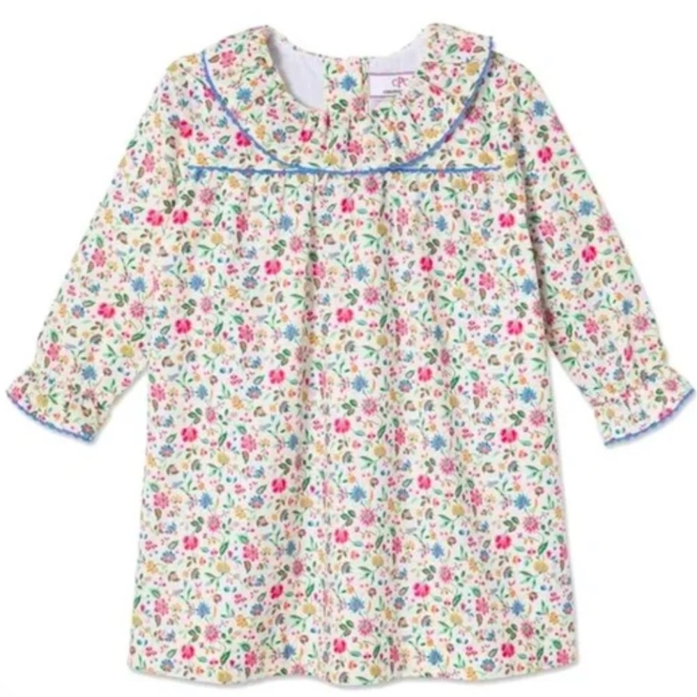 CLASSIC PREP Elsa Dress Luna Belle Floral Liberty Print Long Sleeve baby girl